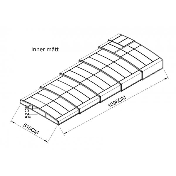 Allaskate 10x5m | ECO Smart Sarja | UV-suoja Allaskate 10x5m | ECO Smart Sarja | UV-suoja