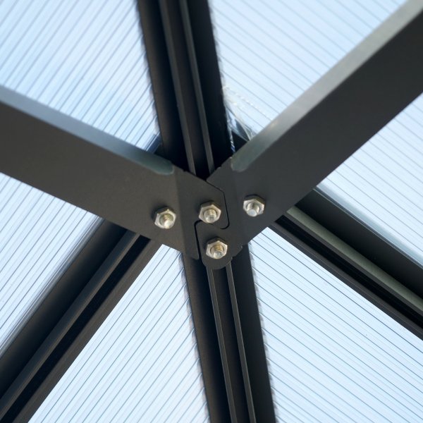 Premium-paviljonki 3x3m kanalimuovikatolla