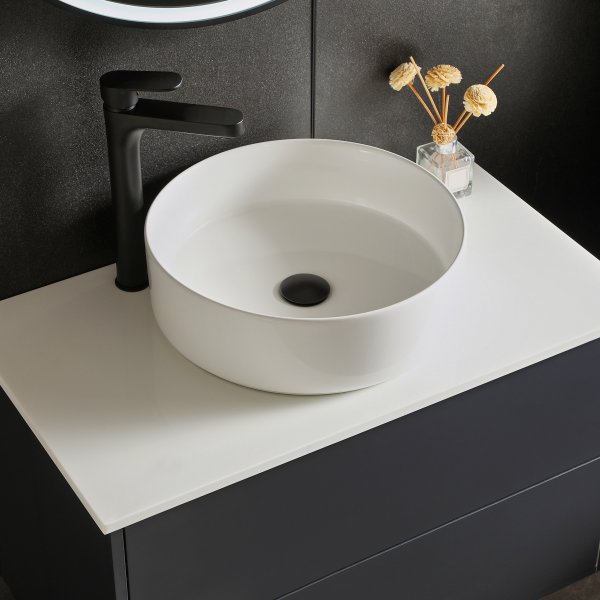 Kylpyhuonekalusteet 80cm | Lipasto ja LED-peili himmentimellä | Neitsyt Kylpyhuonekalusteet 80cm | Lipasto ja LED-peili himmentimellä | Neitsyt