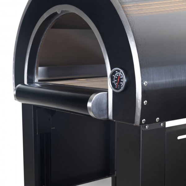 Puulmmitteinen pizzauuni kotikyttn | Milano Blackline