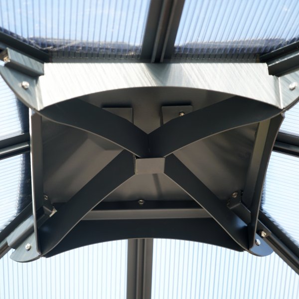 Premium-paviljonki 3x3m kanalimuovikatolla