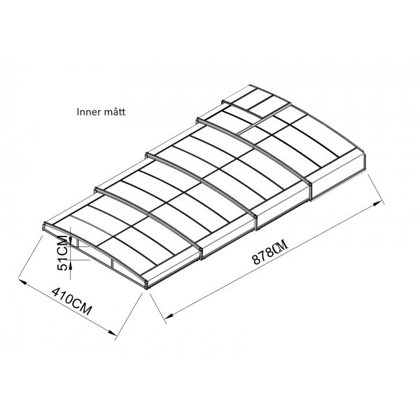 Allaskate 8x4m | ECO Smart Sarja | UV-suoja Allaskate 8x4m | ECO Smart Sarja | UV-suoja