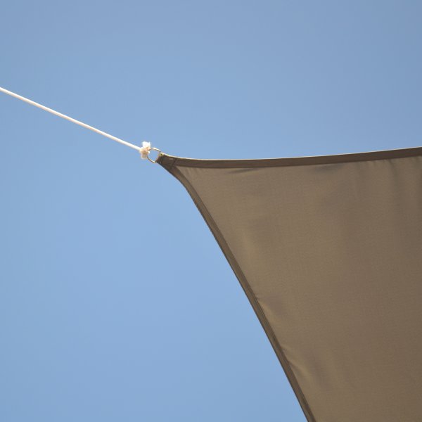 Aurinkopurje 4x4m | Neliöllinen | harmaa Aurinkopurje 4x4m | Neliöllinen | harmaa