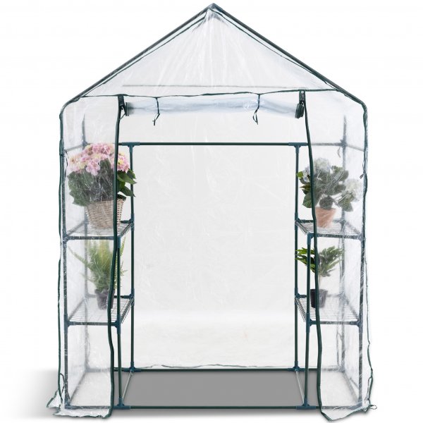 Pieni muovinen kasvihuone 1m� | Ter�srunko PVC-pinnoitteella