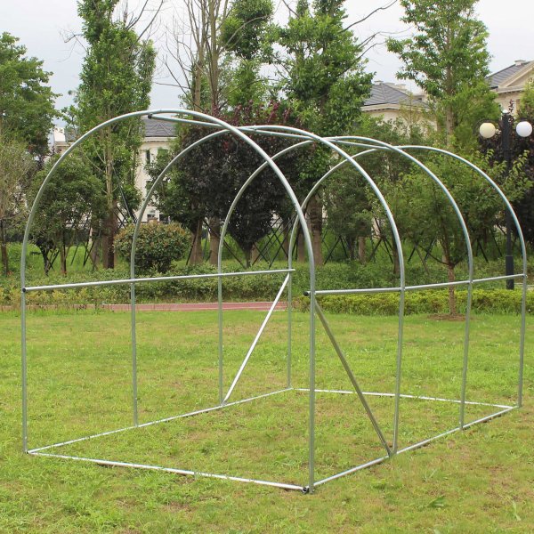 Tunnelikasvihuone 6m² | Teräsrunko PE-muovikuorella Tunnelikasvihuone 6m² | Teräsrunko PE-muovikuorella