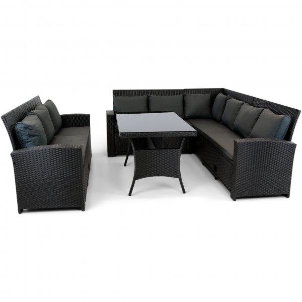 Sohvaryhmä ulkokalusteet | Sisäänrakennettu varastointi | Lyfco Sannäs Sohvaryhmä ulkokalusteet | Sisäänrakennettu varastointi | Lyfco Sannäs