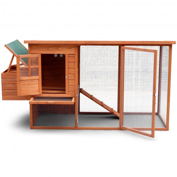 Kanatalo kanapihalla | Kevyesti puhdistettu | T�ydellinen sarja | 2x0,7x1m