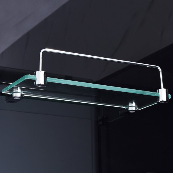 Täydellinen suihkukaappi sadesuihkulla | Musta Täydellinen suihkukaappi sadesuihkulla | Musta