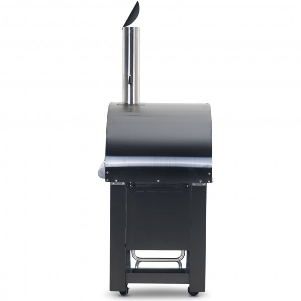 Puulmmitteinen pizzauuni kotikyttn | Milano Blackline