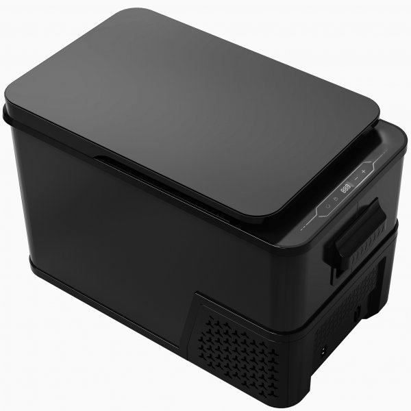 Kannettava jäähdytyslaatikko 27,4L sähkökompressorilla Kannettava jäähdytyslaatikko 27,4L sähkökompressorilla