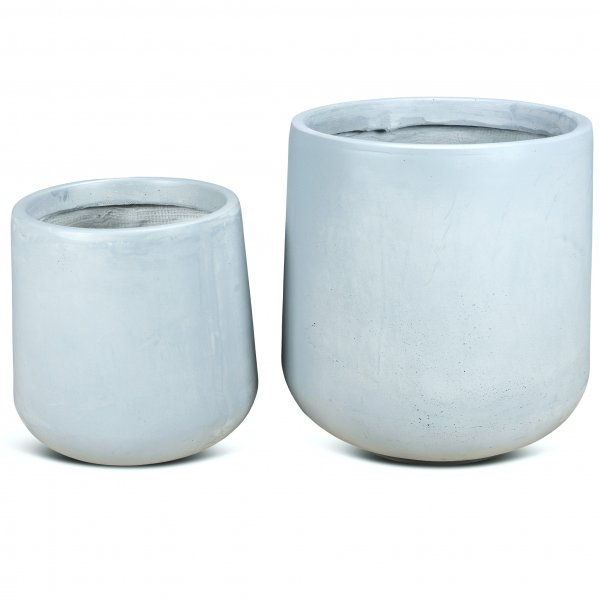 Kuituvahvisteiset ulkoruukut | 2 kpl | Vaalean harmaa Kuituvahvisteiset ulkoruukut | 2 kpl | Vaalean harmaa