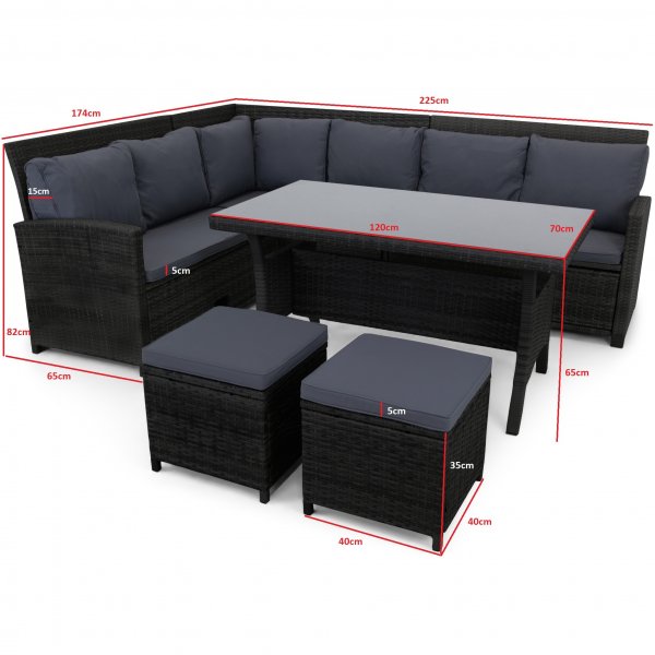 Eksklusiivinen loungeryhmä | Sisäänrakennettu varastointi | Lyfco Tanumshede Eksklusiivinen loungeryhmä | Sisäänrakennettu varastointi | Lyfco Tanumshede