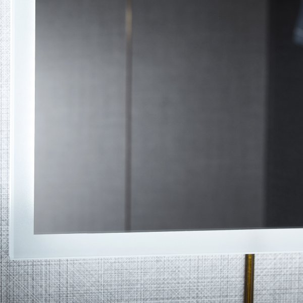 Kylpyhuoneen peili | LED-valaistus ja kosketusohjattu himmennin Kylpyhuoneen peili | LED-valaistus ja kosketusohjattu himmennin