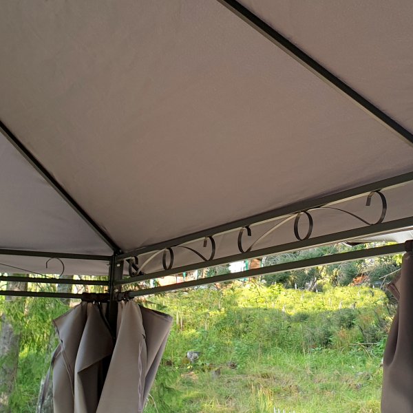 Paviljonki 4x3 m sis. paviljongin seint