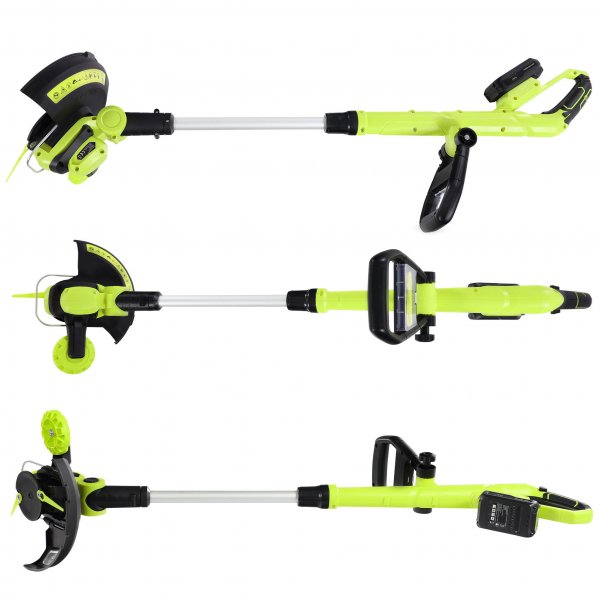 Akkukyttinen ruohotrimmeri ja lehtipuhallin 20V | Akun ja laturin kanssa