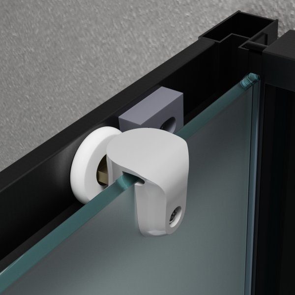 Täydellinen suihkukaappi sadesuihkulla | Musta Täydellinen suihkukaappi sadesuihkulla | Musta