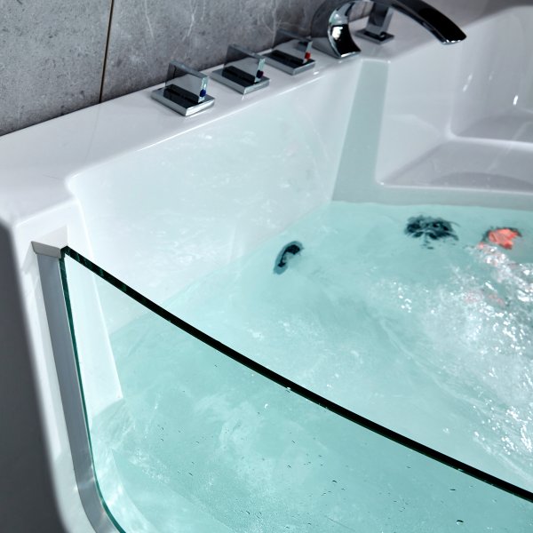 Whirlpool kulmakylpy huoltolmmityksell | 150x150cm | BK-058