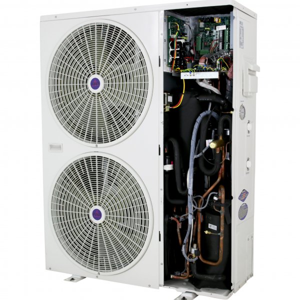 Ilma-vesi lämpöpumppu 24kW | Kestää -30°C | Lämmittää 300m² | Invertteri | Wifi Ilma-vesi lämpöpumppu 24kW | Kestää -30°C | Lämmittää 300m² | Invertteri | Wifi