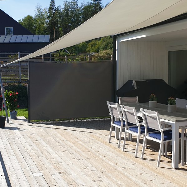Sivumarkiisi 1,6x3 m | Aurinko-, tuuli- ja näkösuojaksi Sivumarkiisi 1,6x3 m | Aurinko-, tuuli- ja näkösuojaksi