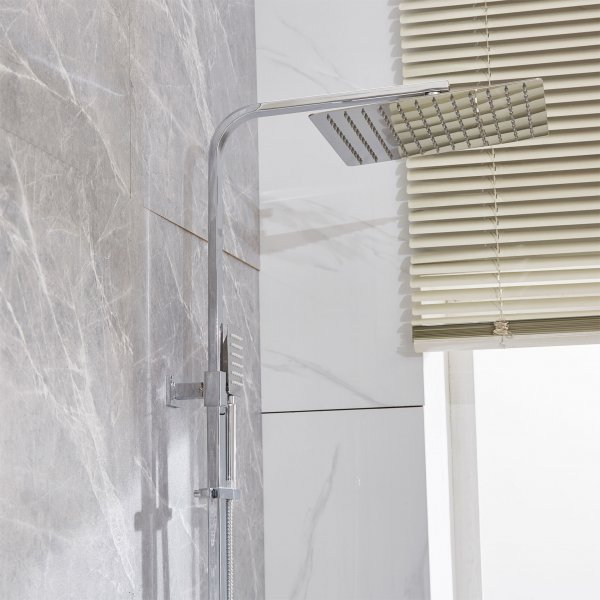 Katto-suihkusetti hanalla | Splash - Chrome Katto-suihkusetti hanalla | Splash - Chrome