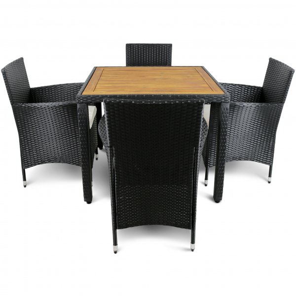 Pienet ruokailuryhmät puutarhakalusteet | Keinotekoinen rottinki 4 tuolilla | Jonstorp Pienet ruokailuryhmät puutarhakalusteet | Keinotekoinen rottinki 4 tuolilla | Jonstorp