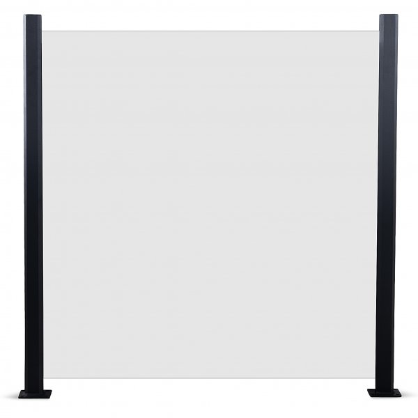 Lasikaide / aita kirkkaasta lasista | Useita paketteja