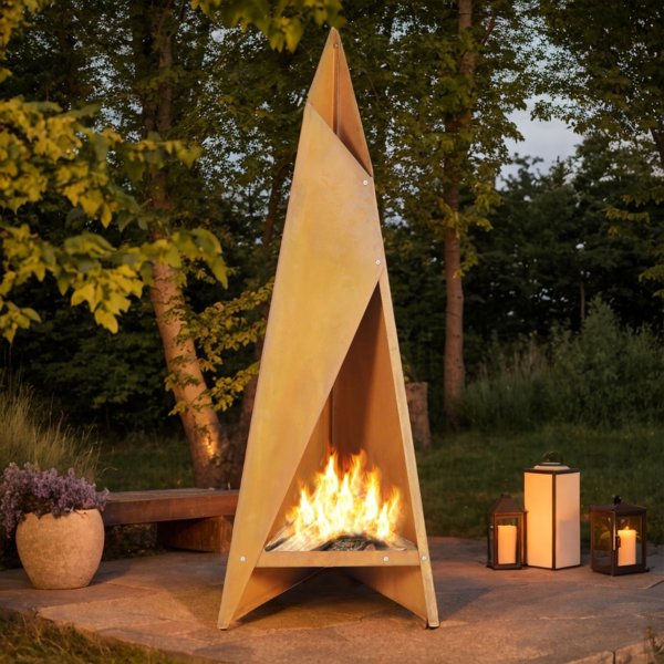 Corten-terästakka | Ulkokäyttöön | Tipi Corten-terästakka | Ulkokäyttöön | Tipi