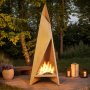 1 Corten-terästakka | Ulkokäyttöön | Tipi