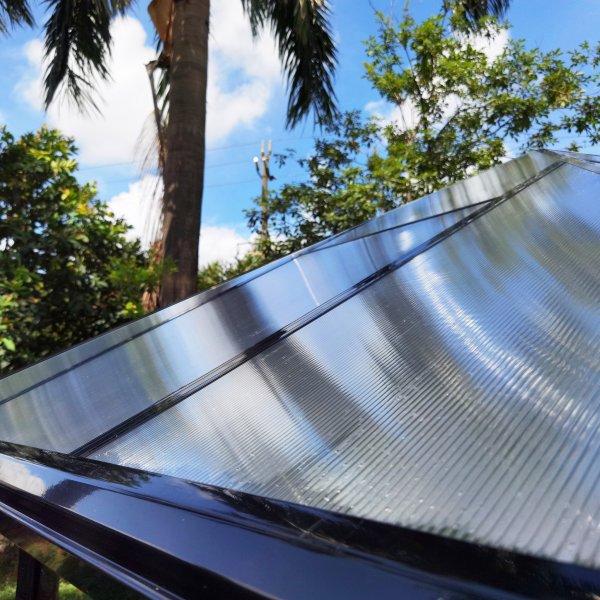 Orangery ja huvimaja 12,6m | Kuusikulmainen kasvihuone | 4mm turvalasi