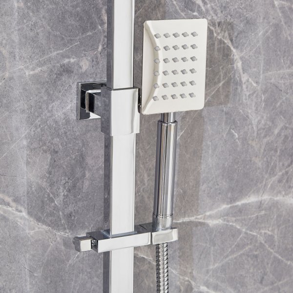 Katto-suihkusetti hanalla | Splash - Chrome Katto-suihkusetti hanalla | Splash - Chrome