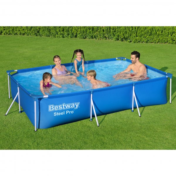 Bestway-allas maan päällä 3x2m - 66cm syvä | Steel Pro (56404) Bestway-allas maan päällä 3x2m - 66cm syvä | Steel Pro (56404)