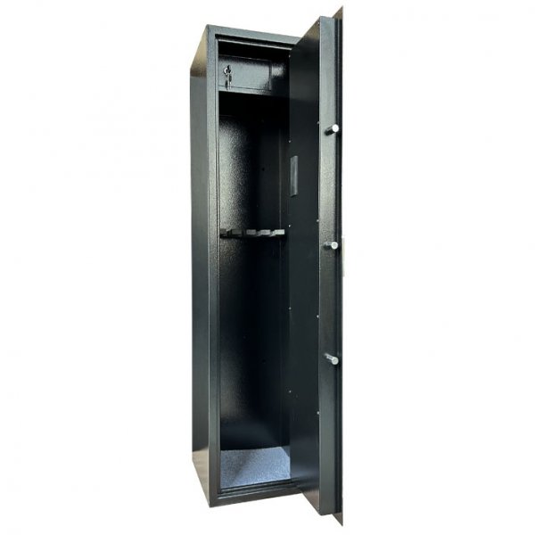 Asekaappi 5 aseelle | Digitaalinen lukko | Musta