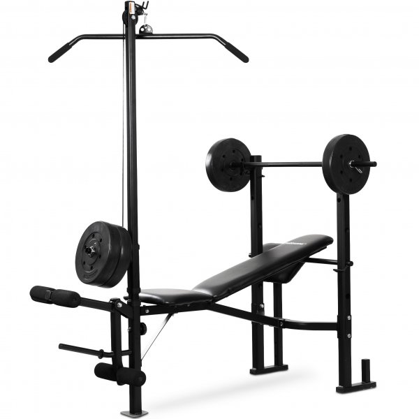 Harjoituspenkki / Barbell setti Viking | Lat Tower, tanko ja painot Harjoituspenkki / Barbell setti Viking | Lat Tower, tanko ja painot