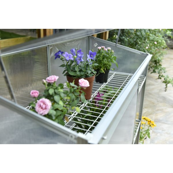 Kasvihuone parvekkeelle | Kanava muovi | Alumiinirunko