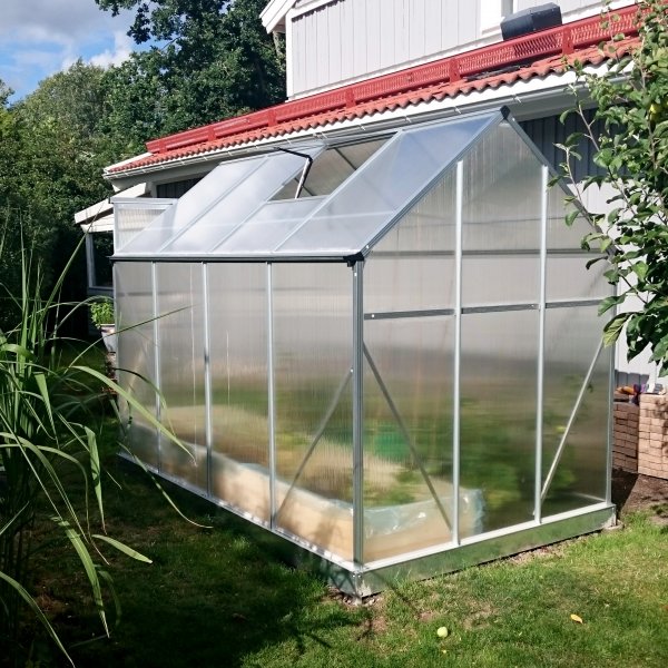 Kasvihuone 5,6m | Korkea viljelykorkeus | Kanava muovia