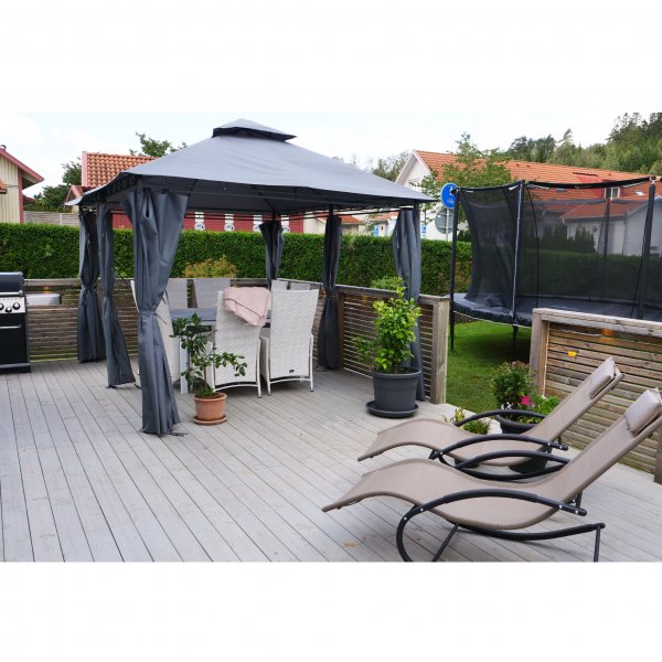 Paviljonki 4x3 m sis. paviljongin seint