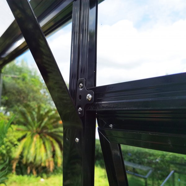 Orangery ja huvimaja 12,6m | Kuusikulmainen kasvihuone | 4mm turvalasi