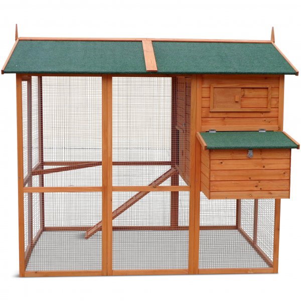 Kanatalo kanapihalla | Kevyesti puhdistettu | Täydellinen sarja | 1,9x1,7x1,6m Kanatalo kanapihalla | Kevyesti puhdistettu | Täydellinen sarja | 1,9x1,7x1,6m