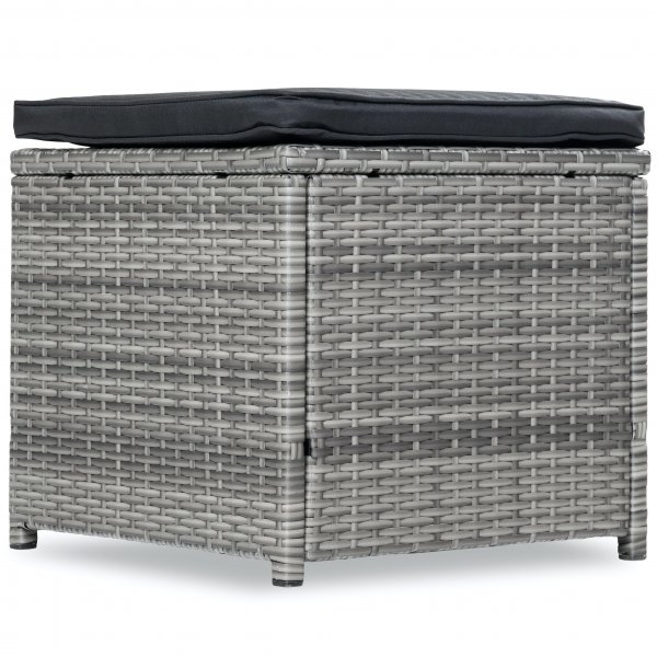 Ruokailuryhmä ulkokalusteet | 10 paikkaa | Harmaa tekopilli | Skärhamn Ruokailuryhmä ulkokalusteet | 10 paikkaa | Harmaa tekopilli | Skärhamn