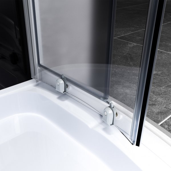 Täydellinen tyylikäs suihkukaappi | Sadesuihku | Alumiini Täydellinen tyylikäs suihkukaappi | Sadesuihku | Alumiini