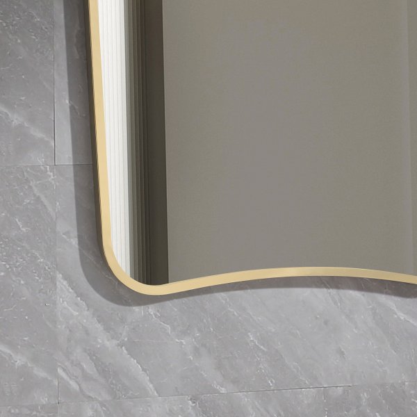 Peili pyöristetyillä muodoilla - TIFFANY GOLD Peili pyöristetyillä muodoilla - TIFFANY GOLD