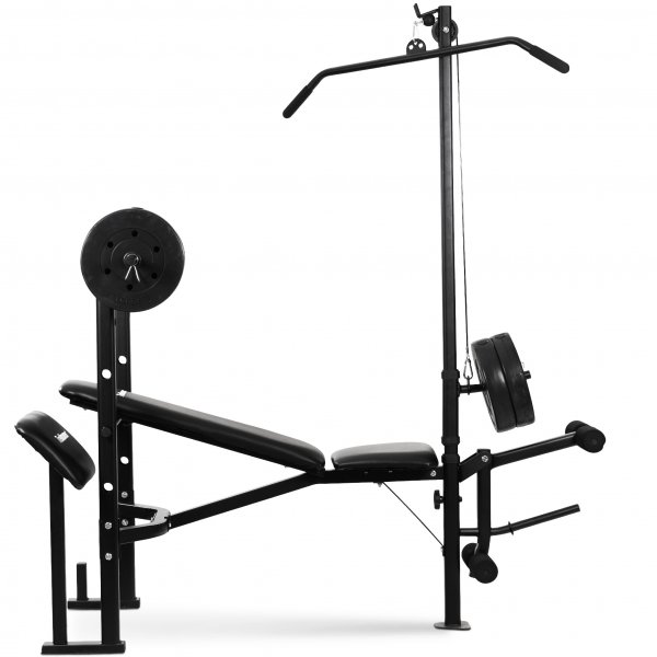 Harjoituspenkki / Barbell setti Viking | Lat Tower, tanko ja painot Harjoituspenkki / Barbell setti Viking | Lat Tower, tanko ja painot