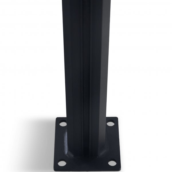 Päätypylväs lasikaiteeseen | Musta Päätypylväs lasikaiteeseen | Musta