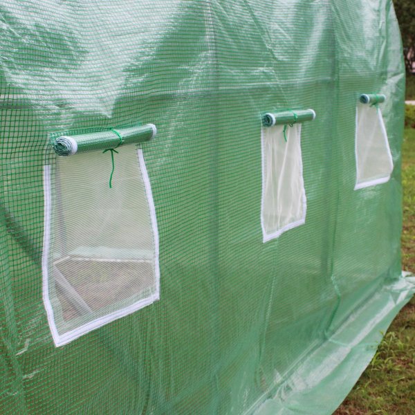 Tunnelikasvihuone 6m² | Teräsrunko PE-muovikuorella Tunnelikasvihuone 6m² | Teräsrunko PE-muovikuorella