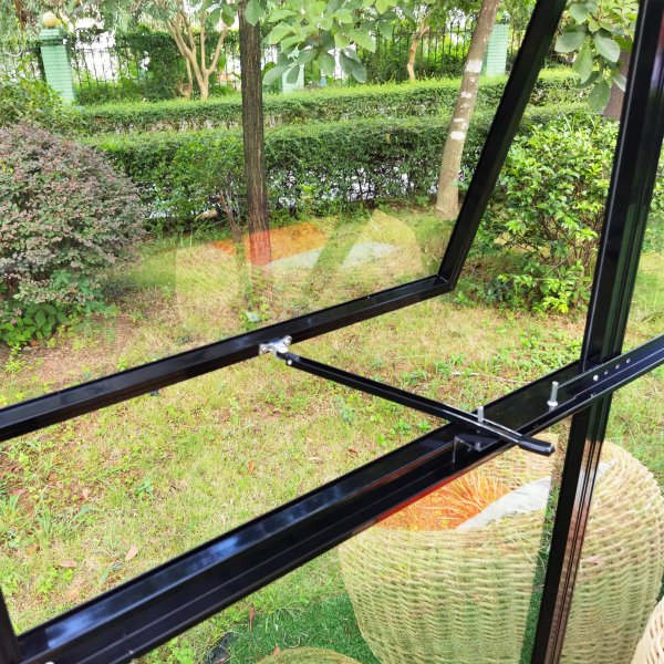 Orangery ja huvimaja 12,6m | Kuusikulmainen kasvihuone | 4mm turvalasi