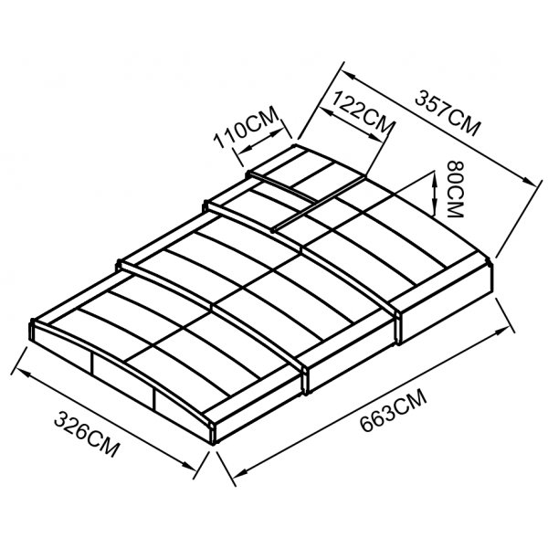 Allaskate 6x3m | ECO Smart Sarja | UV-suoja Allaskate 6x3m | ECO Smart Sarja | UV-suoja