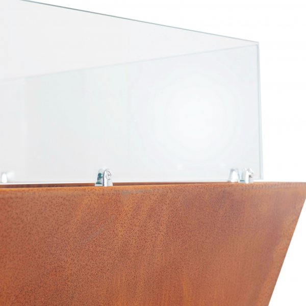 Kaasulämmitteinen takka corten-teräksestä | Ulkokäyttöön | Husum Kaasulämmitteinen takka corten-teräksestä | Ulkokäyttöön | Husum