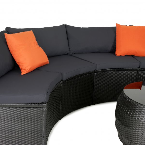 Suuri pyre lounge-ryhm | Sisnrakennettu tyynyn silytystila | 6 paikkaa