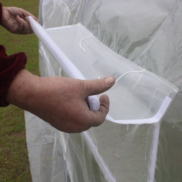 Tunnelikasvihuone 6m² | Teräsrunko läpinäkyvällä PE-muovikuorella Tunnelikasvihuone 6m² | Teräsrunko läpinäkyvällä PE-muovikuorella