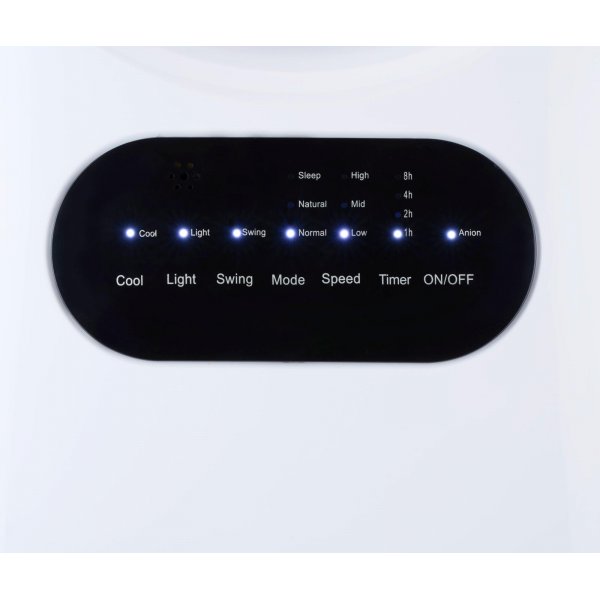 Kannettava AC/Ilmastointilaite ilman Lapaa | Sisnrakennettu LED-valo | Kaukosdin